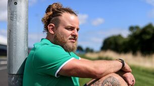 <p>Finlay Bealham at the Ireland Rugby Press Conference, IRFU High Performance Centre, Sport Ireland Campus, Blanchardstown, Dublin </p>