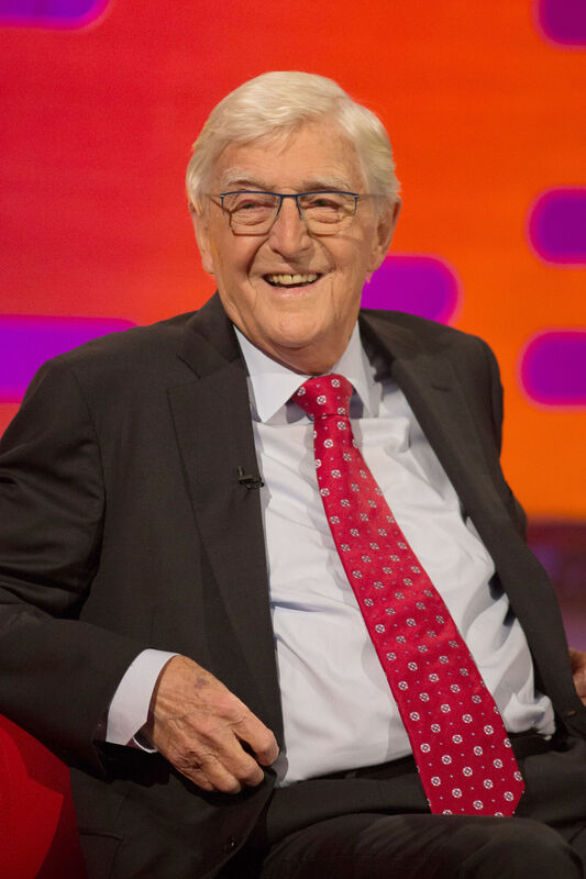 Michael Parkinson during filming of the Graham Norton Show at The London Studios, south London. Picture: Daniel Leal-Olivas/PA Wire Michael Parkinson during filming of the Graham Norton Show at The London Studios, south London. Picture: Daniel Leal-Olivas/PA Wire