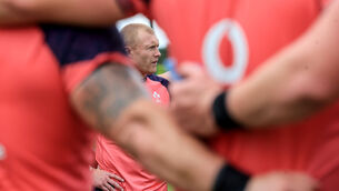 <p>HUDDLE UP: Keith Earls during Ireland Rugby squad training at the Sport Ireland Campus this week. Picture: INPHO/Dan Sheridan</p>