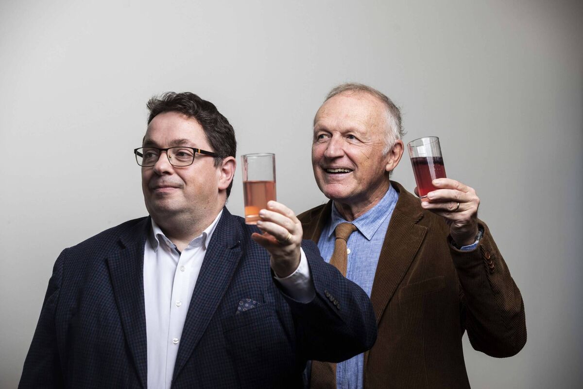 Pictured L-R: Professor John Cryan, Vice President for Research &amp; Innovation UCC, Principal Investigator, APC Microbiome Ireland, and Professor Ted Dinan, Professor of Psychiatry, Principal Investigator in APC Microbiome Ireland. Pic: Clare Keogh.