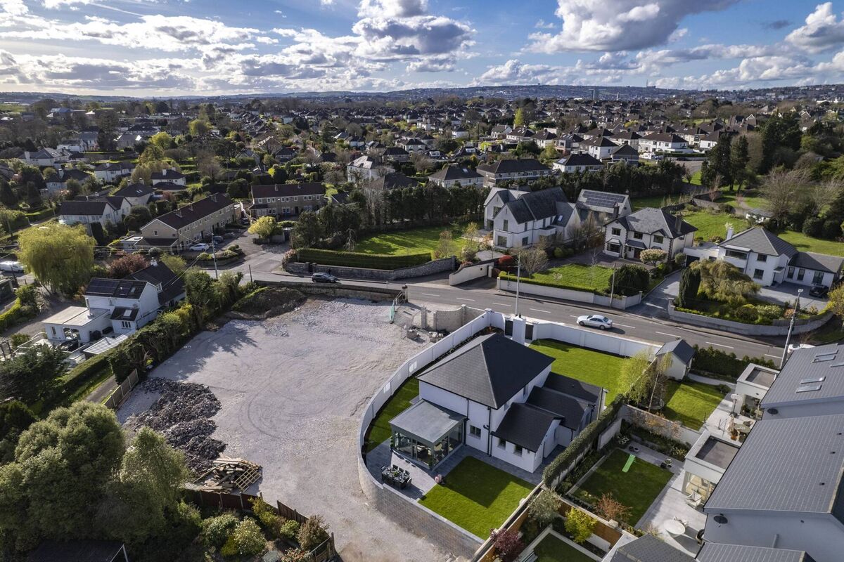 Randall House is 'sale agreed' on the other side of the  Well Road roundabout, Douglas