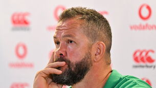 <p>TOUGH WEEK: Ireland boss Farrell admitted it had been a difficult week as a father rather than as a rugby professional. Pic: Tyler Miller/Sportsfile</p>