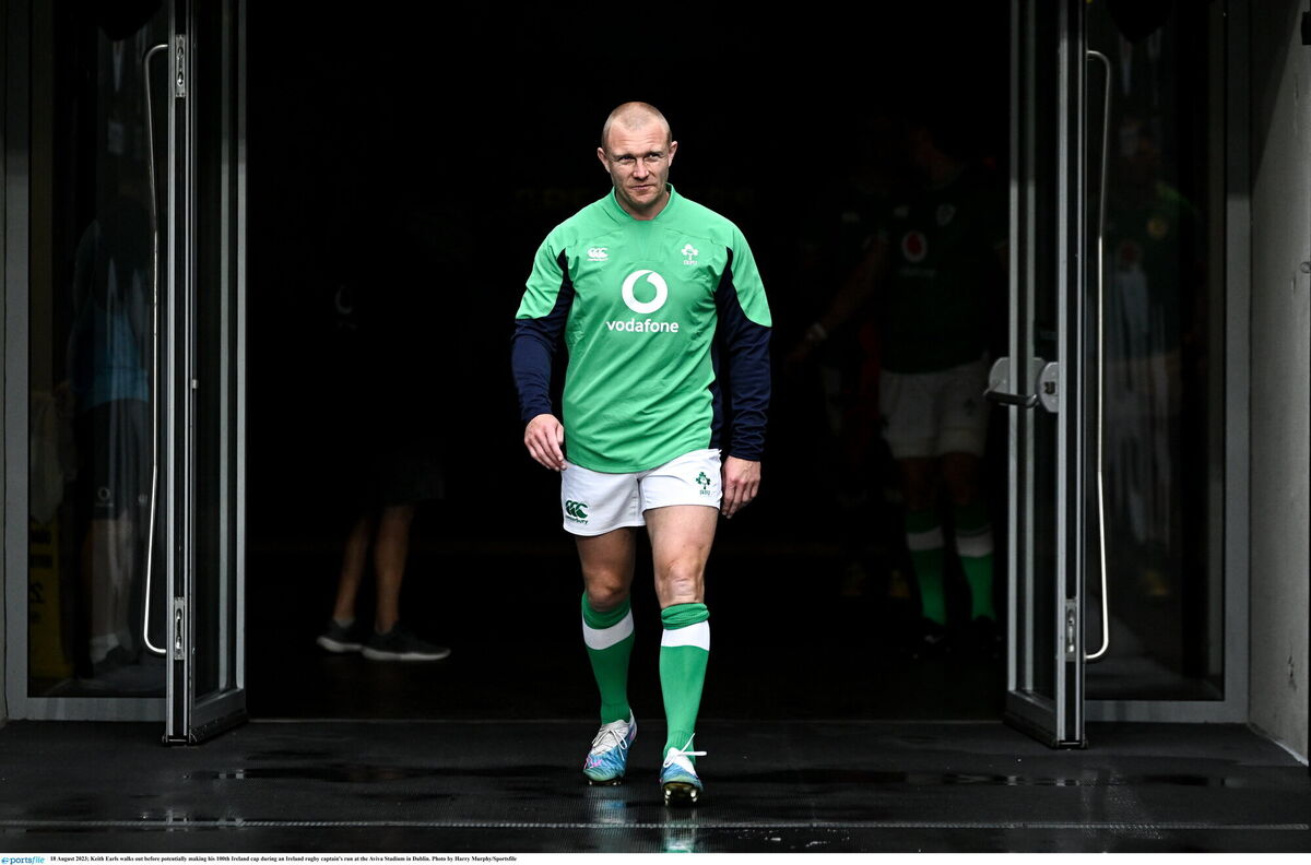 100 AND COUNTING: Keith Earls preparing for his 100th cap. Pic: Harry Murphy/Sportsfile 100 AND COUNTING: Keith Earls preparing for his 100th cap. Pic: Harry Murphy/Sportsfile