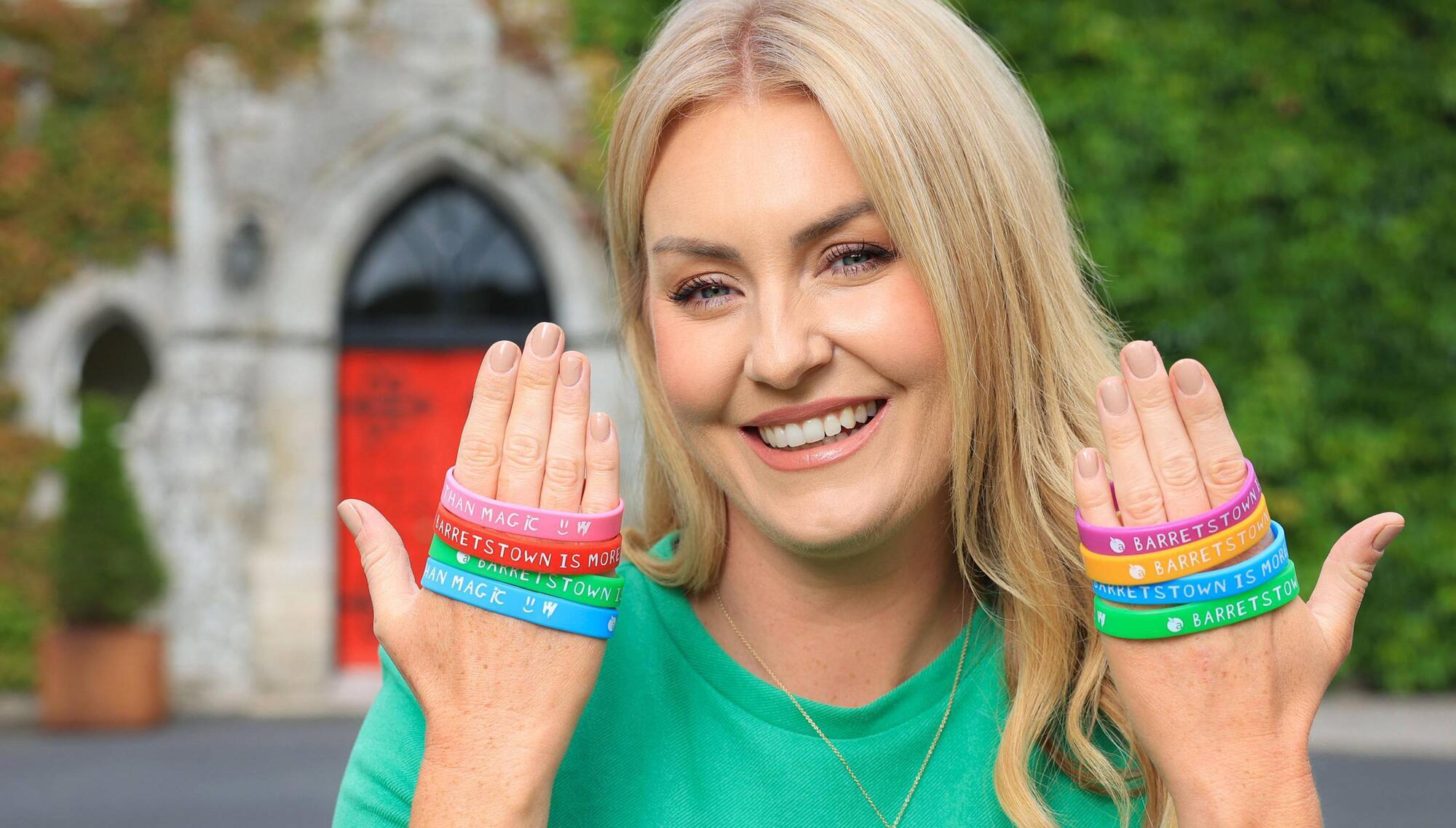 Máiréad Ronan pictured at the launch of Bands for Barretstown. Zac Roche has designed ‘Barretstown is more than Magic’ wrist bands in six colour variations that will be available for sale in all Applegreen stores nationwide from Monday, 21st August to Sunday, 27th August for €2. All sale proceeds will go directly to the children’s charity. Pic: Marc O'Sullivan