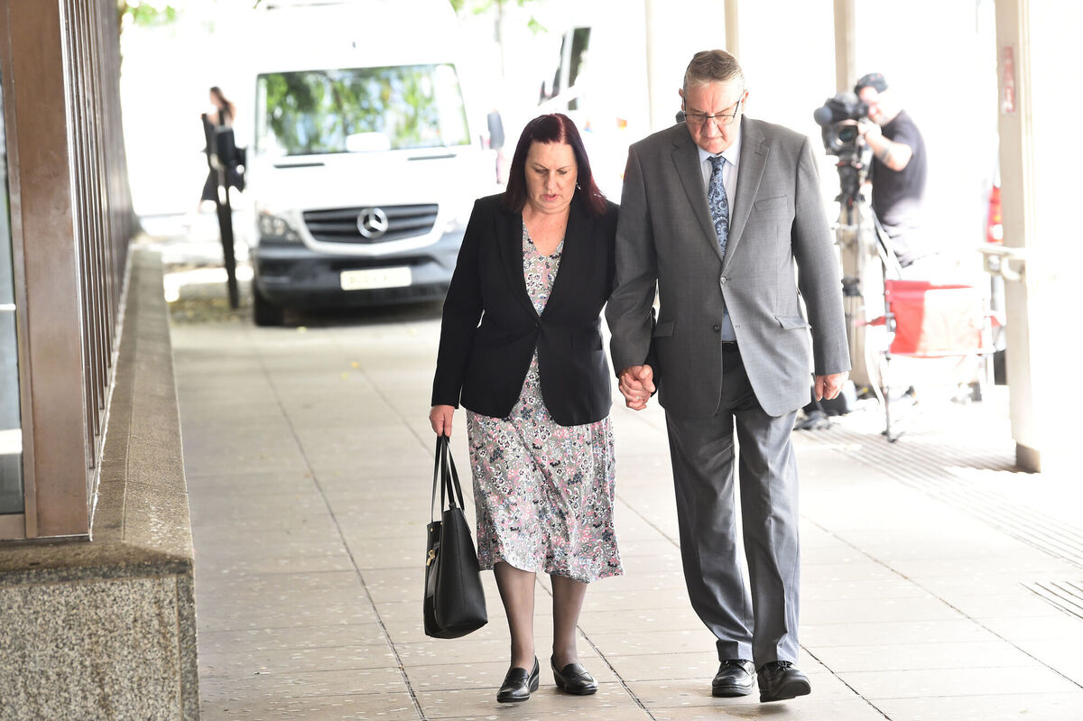 John and Susan Letby, the parents of nurse Lucy Letby, outside Manchester Crown Court ahead of the verdict in the case. Picture: Peter Powell/PA Wire John and Susan Letby, the parents of nurse Lucy Letby, outside Manchester Crown Court ahead of the verdict in the case. Picture: Peter Powell/PA Wire