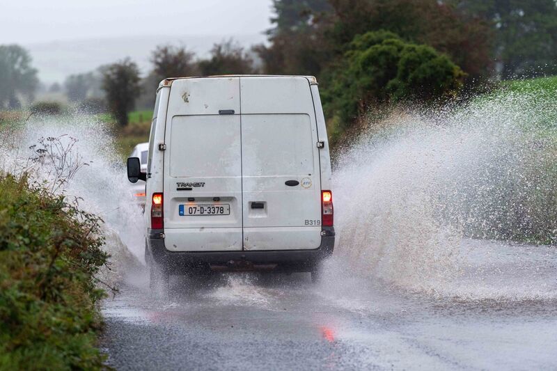 Storm Betty caused flooding and left roads dangerous with fallen trees, braches and debris. Picture: Andy Gibson.