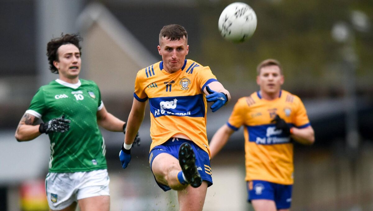 Emmet McMahon of Clare during the Munster GAA Football Senior Championship semi-final against Limerick. Picture: Tom Beary/Sportsfile Emmet McMahon of Clare during the Munster GAA Football Senior Championship semi-final against Limerick. Picture: Tom Beary/Sportsfile