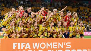 <p>BRONZE MEDAL: Sweden have defeated Australia in the Bronze medal final. Pic: Bradley Kanaris/Getty Images</p>