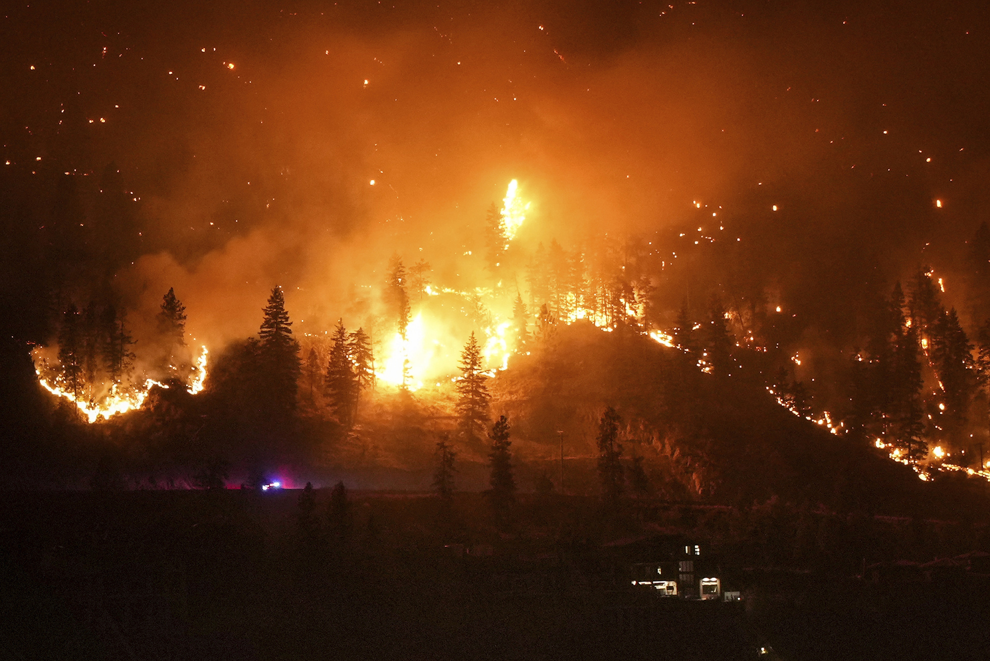 State of emergency declared in Canada as 20,000 flee wildfires