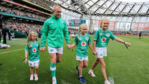 <p>ONE HUNDRED AND COUNTING: Keith Earls earned his 100th cap for Ireland and topped it off with a well worked try in the corner. A perfect way to celebrate after a week of attention the Limerick man usually keeps in the background from. Pic: ©INPHO/Dan Sheridan</p>