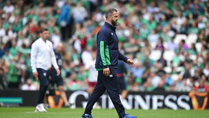 <p>ON THE RIGHT TRACK: Ireland Head Coach Andy Farrell will be happy with his side's win and have a few issues to iron out. Pic: Brendan Moran/Sportsfile</p>