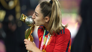 <p>MATCHWINNER: Spain skipper Olga Carmona has dedicated her World Cup success to her later father. Pic: Isabel Infantes/PA</p>
