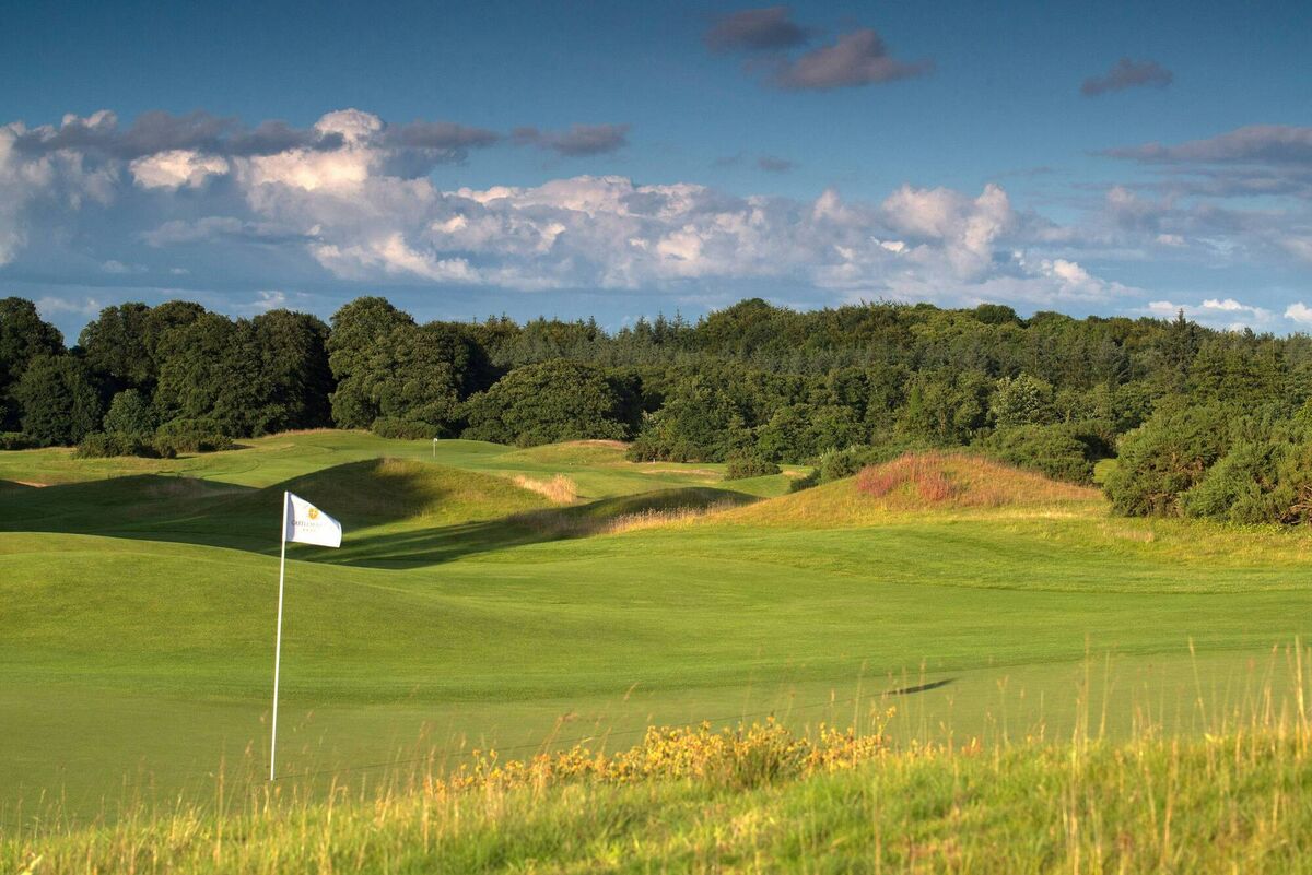 LAST DESIGN: From behind the 8th green looking back at Castlemartyr's No 2 - the country's first so-called inland links