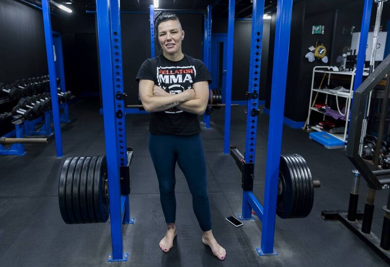 Sinéad 'KO' Kavanagh, standing in the Straight Blast Gym: "Here, it’s like a family. We’re always cheering each other on." Pic: Sam Boal/Photocall Ireland.