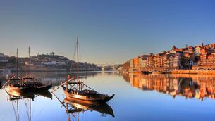 <p>A view of the Ribeira in Porto.</p>