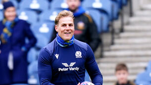 <p>Duhan van der Merwe is optimistic about Scotland’s Rugby World Cup chances (Jane Barlow/PA)</p>