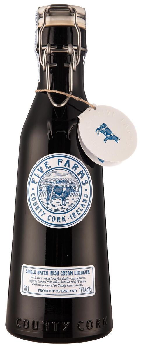 Five Farms Single Batch Irish Cream Liqueur, 17% ABV, 70cl - €34.95 