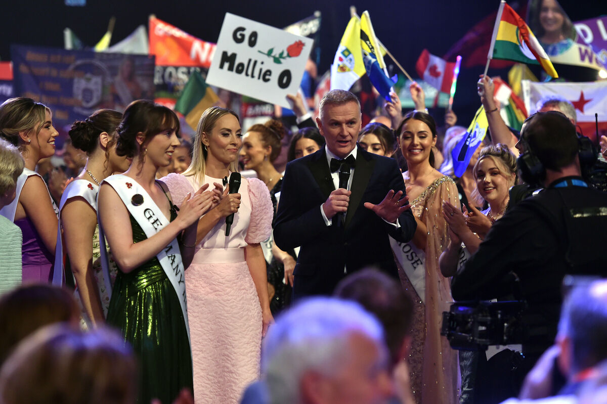 Kathryn Thomas and Dáithí Ó Sé