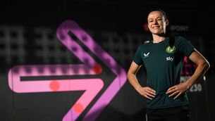 <p>EXIT THIS WAY: Áine O'Gorman, who has announced her international retirement, pictured at South Bank in Brisbane. Picture: Stephen McCarthy/Sportsfile</p>