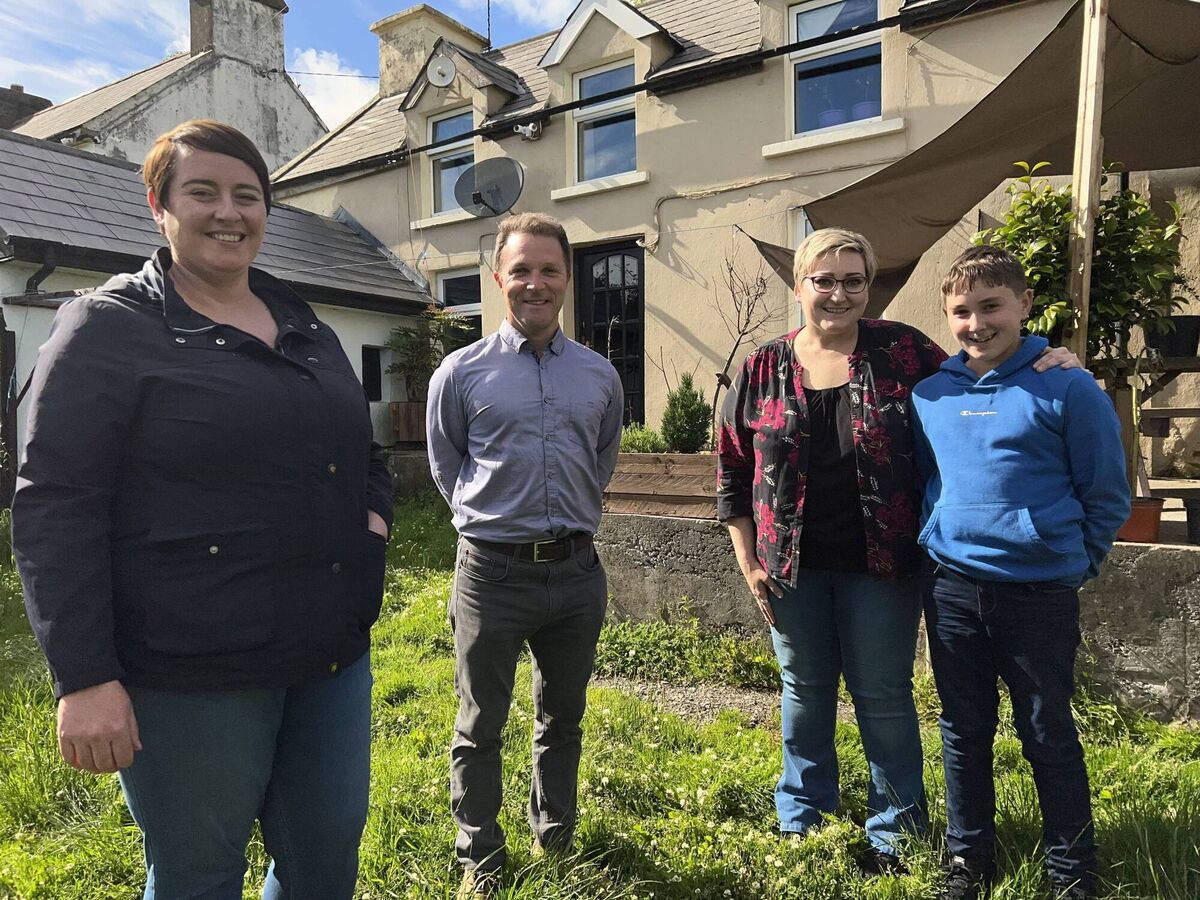 Maggie Molloy and Kieran McCarthy with Steffi and Cian.