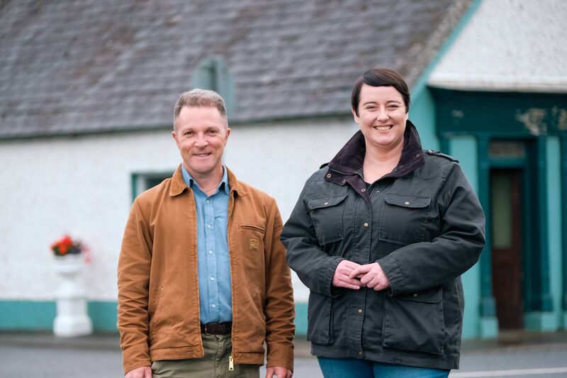Maggie Molloy with her co-presenter, Irish Examiner Property & Home columnist Kieran McCarthy. Maggie Molloy with her co-presenter, Irish Examiner Property & Home columnist Kieran McCarthy.