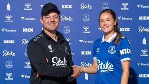<p>FEELING BLUE: Manager Brian Sorensen sees a bright future ahead for Payne at Everton. Pic credit: Everton FC</p>