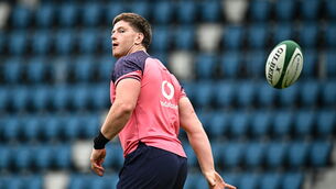 <p>IN THE MIX: Joe McCarthy during an Ireland rugby captain's run at Parc des Sports Jean Dauger in Bayonne, France. Pic: Harry Murphy/Sportsfile</p>