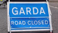 Garda Road Closed Sign 2.jpg Military accident