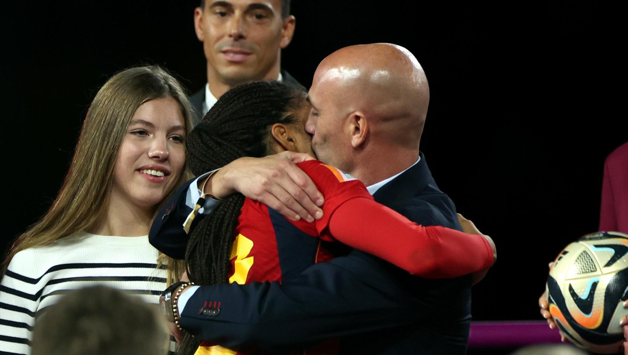 Luis Rubiales suspended by FIFA over behaviour at World Cup final