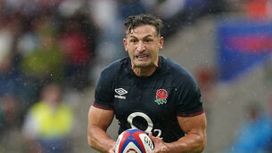 Jonny May, pictured, has replaced Anthony Watson in England’s World Cup squad (David Davies/PA)