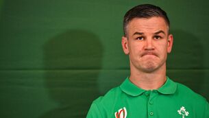 <p>OWNING IT: Captain Jonathan Sexton during the announcement of the Ireland Rugby World Cup squad at The Shelbourne Hotel in Dublin. Pic: Brendan Moran/Sportsfile</p>