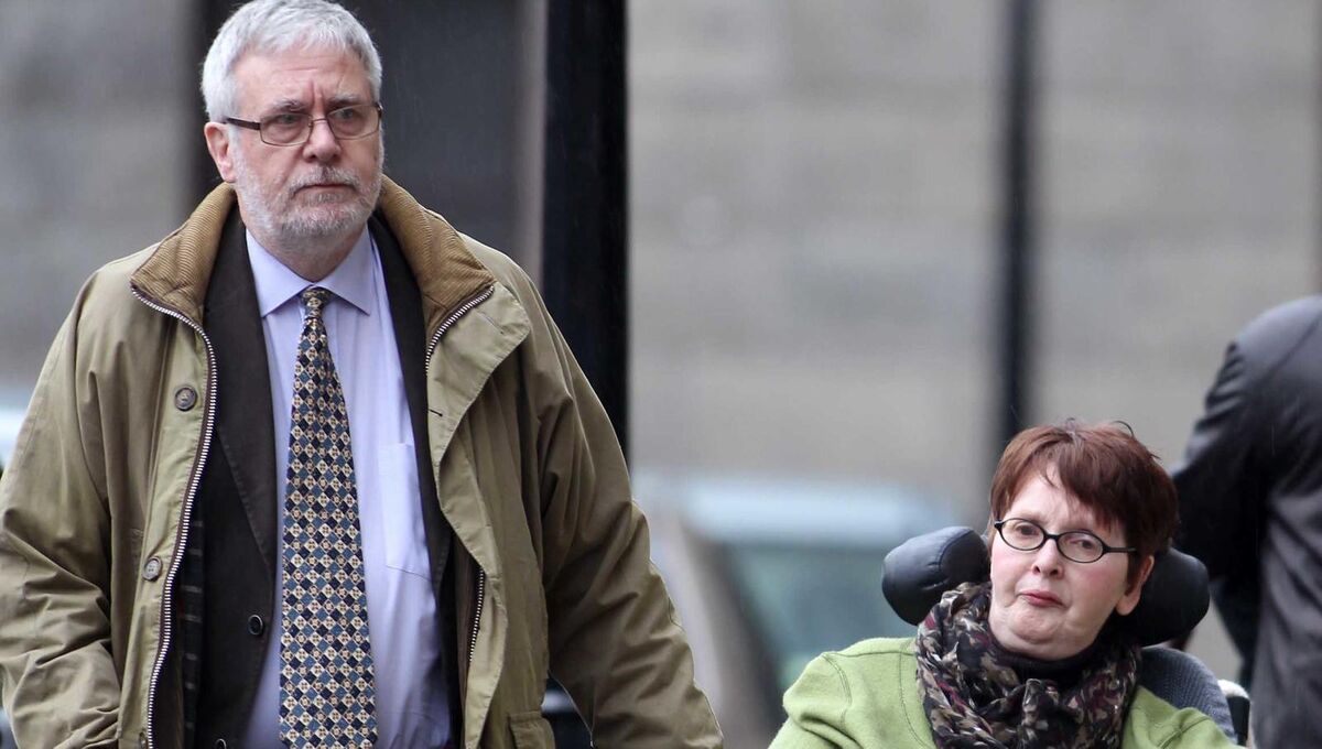 Tom Curran with his late wife Marie Fleming (right) in 2013. Mr Curran is to speak at a public meeting in the Ashling Hotel in Dublin on Thursday about the the issues being discussed by the Oireachtas Committee on Assisted Dying. File Photo: Sam Boal/RollingNews.ie Tom Curran with his late wife Marie Fleming (right) in 2013. Mr Curran is to speak at a public meeting in the Ashling Hotel in Dublin on Thursday about the the issues being discussed by the Oireachtas Committee on Assisted Dying. File Photo: Sam Boal/RollingNews.ie