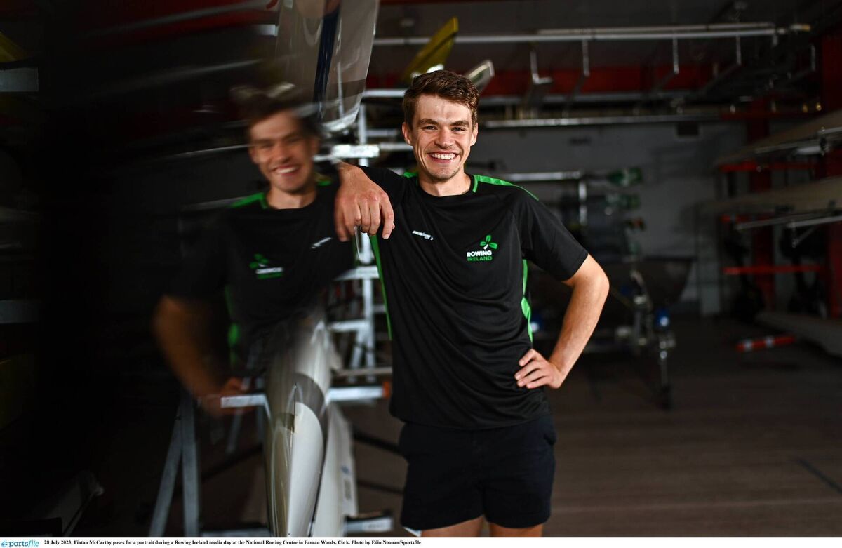 Fintan McCarthy poses for a portrait during a Rowing Ireland media day at the National Rowing Centre in Farran Woods. Pic: Eóin Noonan/Sportsfile