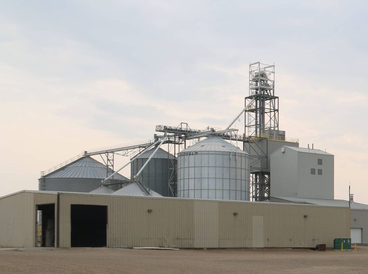 The feedlot includes it's own feed mill and corn steaming plant. The feedlot includes it's own feed mill and corn steaming plant.
