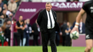 <p>HOLD THE JUDGEMENT: New Zealand's Head Coach Ian Foster. Pic: ©INPHO/Laszlo Geczo</p>