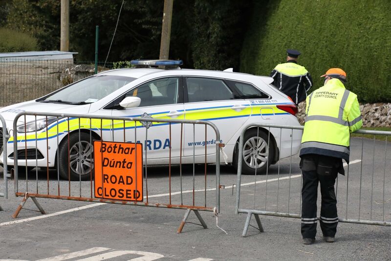 Gardaí at the scene of the collision. Picture: RollingNews.ie Gardaí at the scene of the collision. Picture: RollingNews.ie