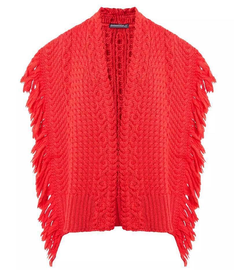 IrelandsEye Tui Fringe Trimmed Knit Cardigan, Brown Thomas, €200 IrelandsEye Tui Fringe Trimmed Knit Cardigan, Brown Thomas, €200