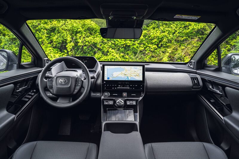 Toyota bZ4X spacious interior