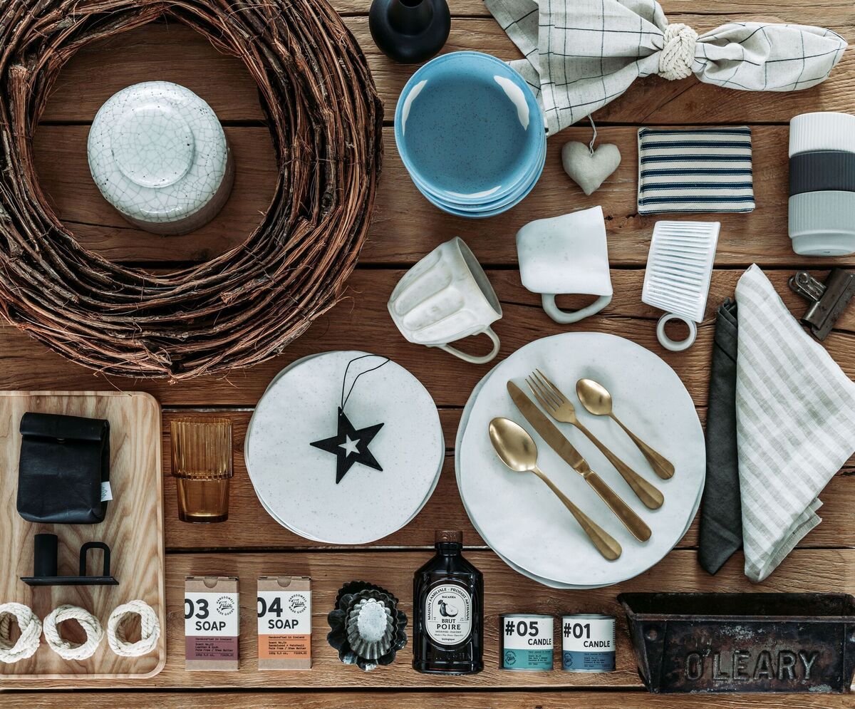 Some of the st.lukes homewares, ranging in price from €2.99-€149.  Some of the st.lukes homewares, ranging in price from €2.99-€149.