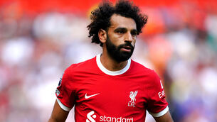 <p>DUE EAST? Mohamed Salah has been linked with Saudi Arabia. Picture: Peter Byrne/PA</p>