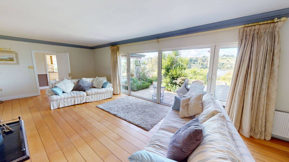 Main living room opens onto patio