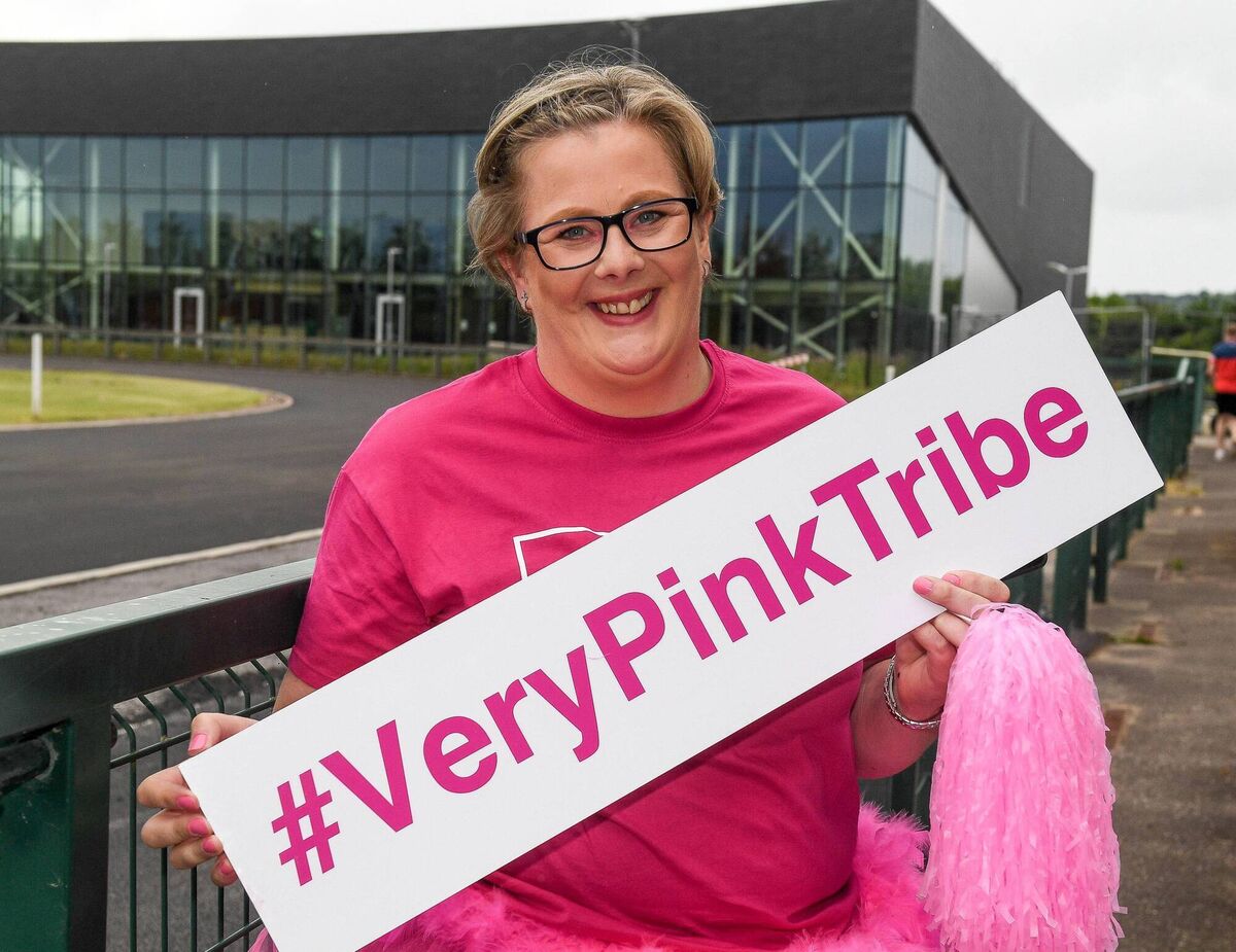 Lisa McGrath from Clare, at the launch of Breast Cancer Irelandâs Very Pink Run which will take place on the grounds of Munster Technological University in Bishopstown, Cork, on Sunday 8th October 2023. Picture: David Keane. Lisa McGrath from Clare, at the launch of Breast Cancer Irelandâs Very Pink Run which will take place on the grounds of Munster Technological University in Bishopstown, Cork, on Sunday 8th October 2023. Picture: David Keane.