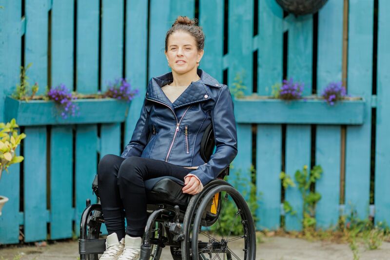 Geraldine Lavelle has been living in the Cheshire home in Sligo for nine years, having been paralysed from the chest down in an accident in 2013. Picture: James Connolly