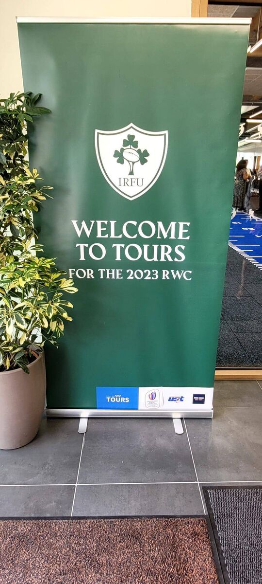 BIG WELCOME: Tours welcomes Ireland for the Rugby World Cup 2023 BIG WELCOME: Tours welcomes Ireland for the Rugby World Cup 2023
