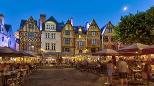 <p>TOURS: 'Place Plumereau' square in the Old Town of Tours, in the heart of the historic centre. Pic: Godard F/Andia/Universal Images Group via Getty Images</p>