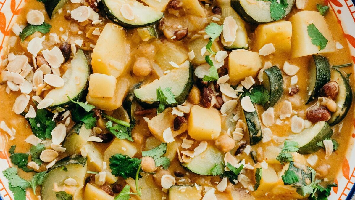 Mixed Bean and Butternut Curry