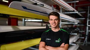 <p>READY TO ROW: Fintan McCarthy poses for a portrait during a Rowing Ireland media day at the National Rowing Centre in Farran Woods, Cork. Pic Eóin Noonan/Sportsfile</p>