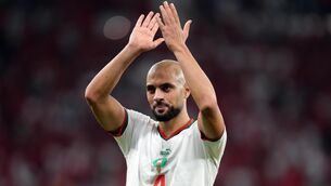<p>Morocco midfielder Sofyan Amrabat has joined Manchester United on loan for the rest of the 2023/24 season (Nick Potts/PA)</p>