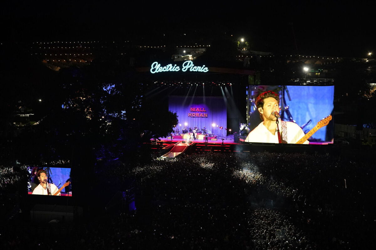 Niall Horan performing during the Electric Picnic Festival in Stradbally, County Laois. Picture: Niall Carson/PA Wire