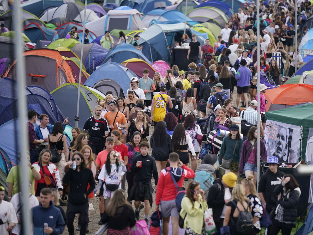 A general view of Electric Picnic Festival in Stradbally, Co Laois, on Friday. Picture: Niall Carson/PA Wire
